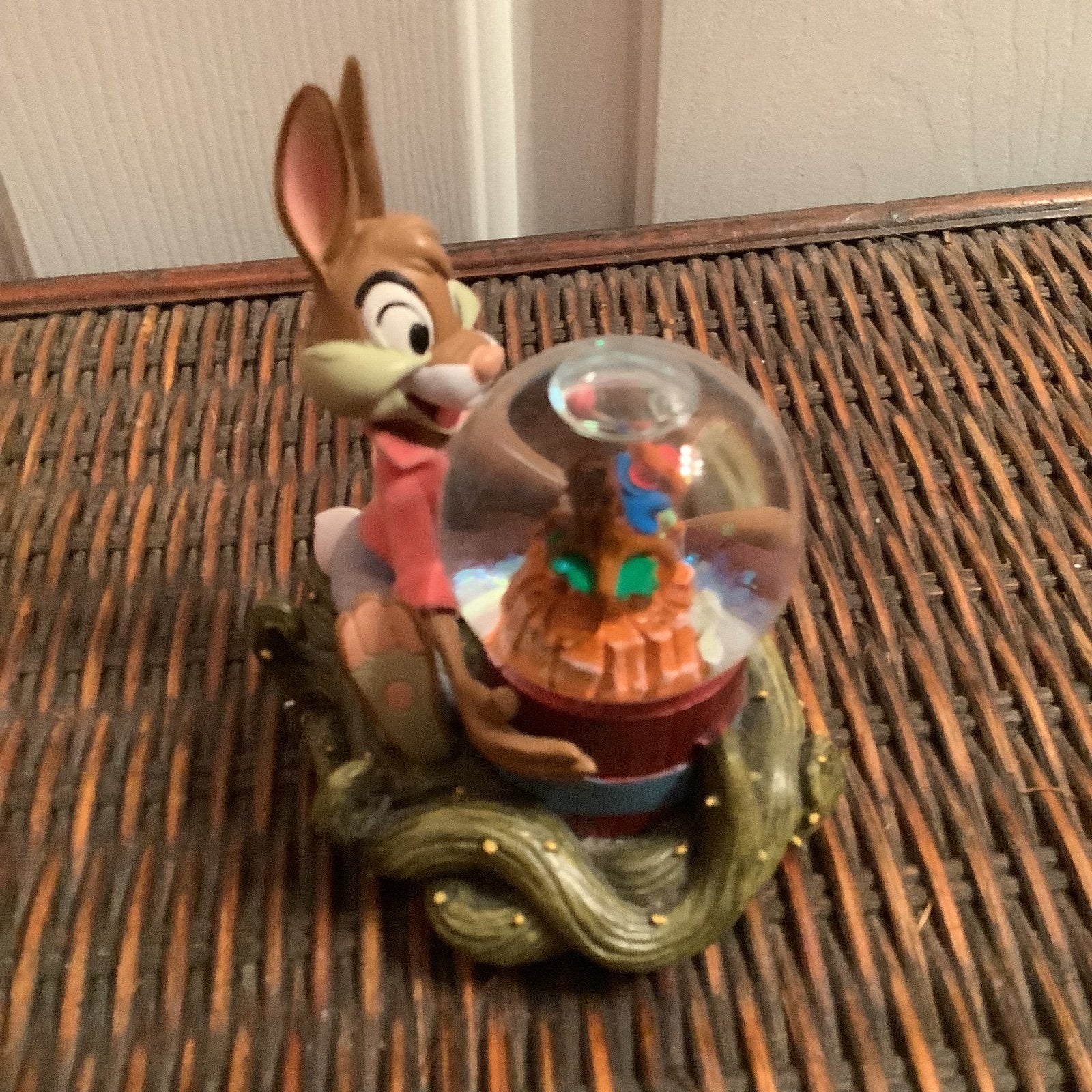 Disney Mountain Splash Snow Globe – New Condition – Clear Water