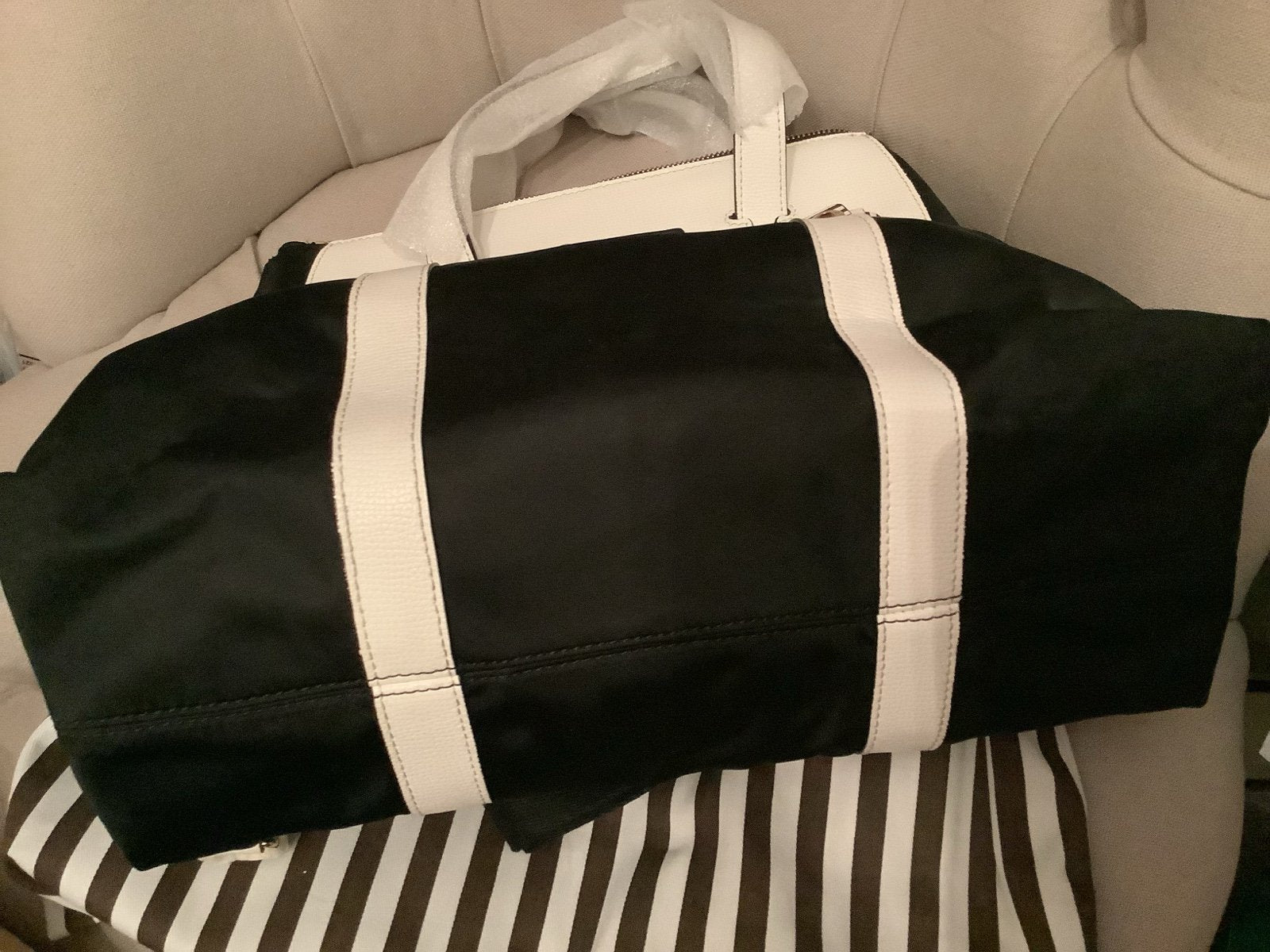 Henri Bendel Centennial Pattern Large Jetsetter Backpack – New without Tag – Dust Bag Included